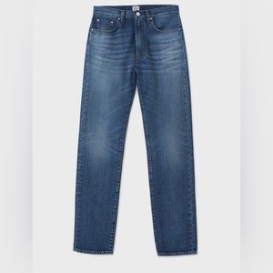 TOTEME Jeans NWT Size 26/30 High Rise Slim/Straight Leg Blue Denim